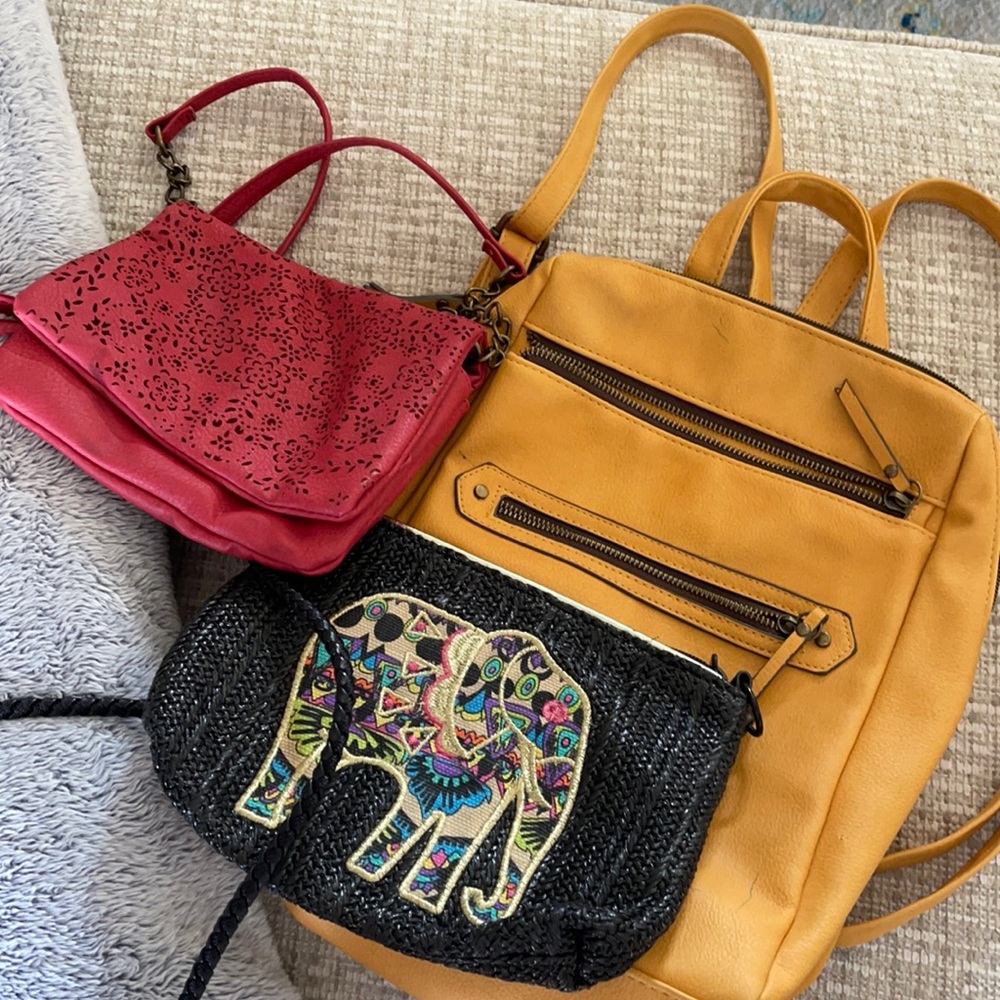 Three purses
